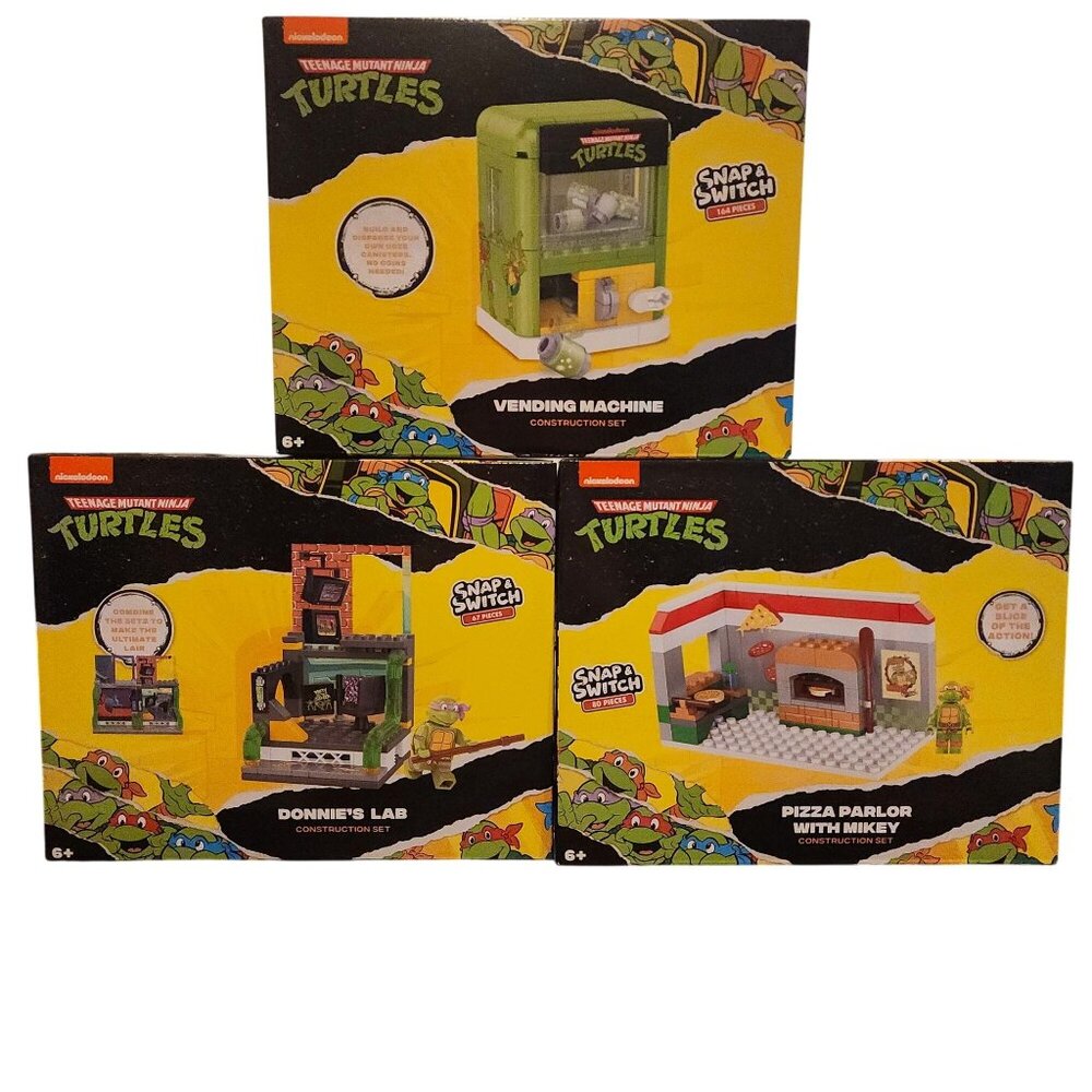 Teenage Mutant Ninja Turtles Snap & Switch Construction Set Bundle